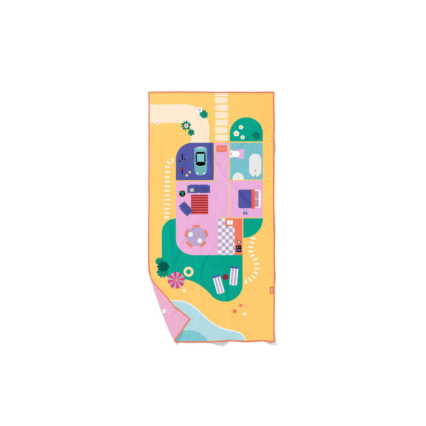 Quut |  Speelhanddoek M  (140 x 70cm) Doll House