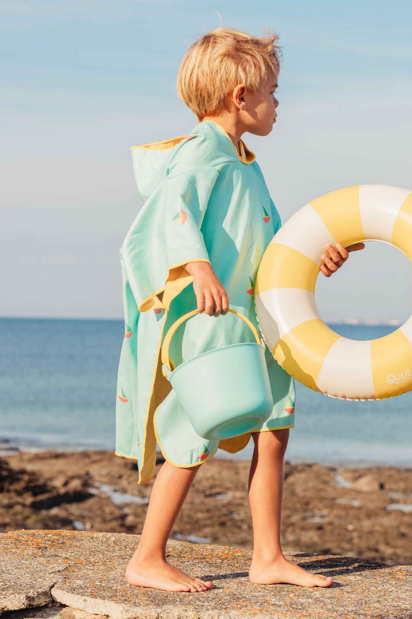 Quut | Poncho Banana Blue