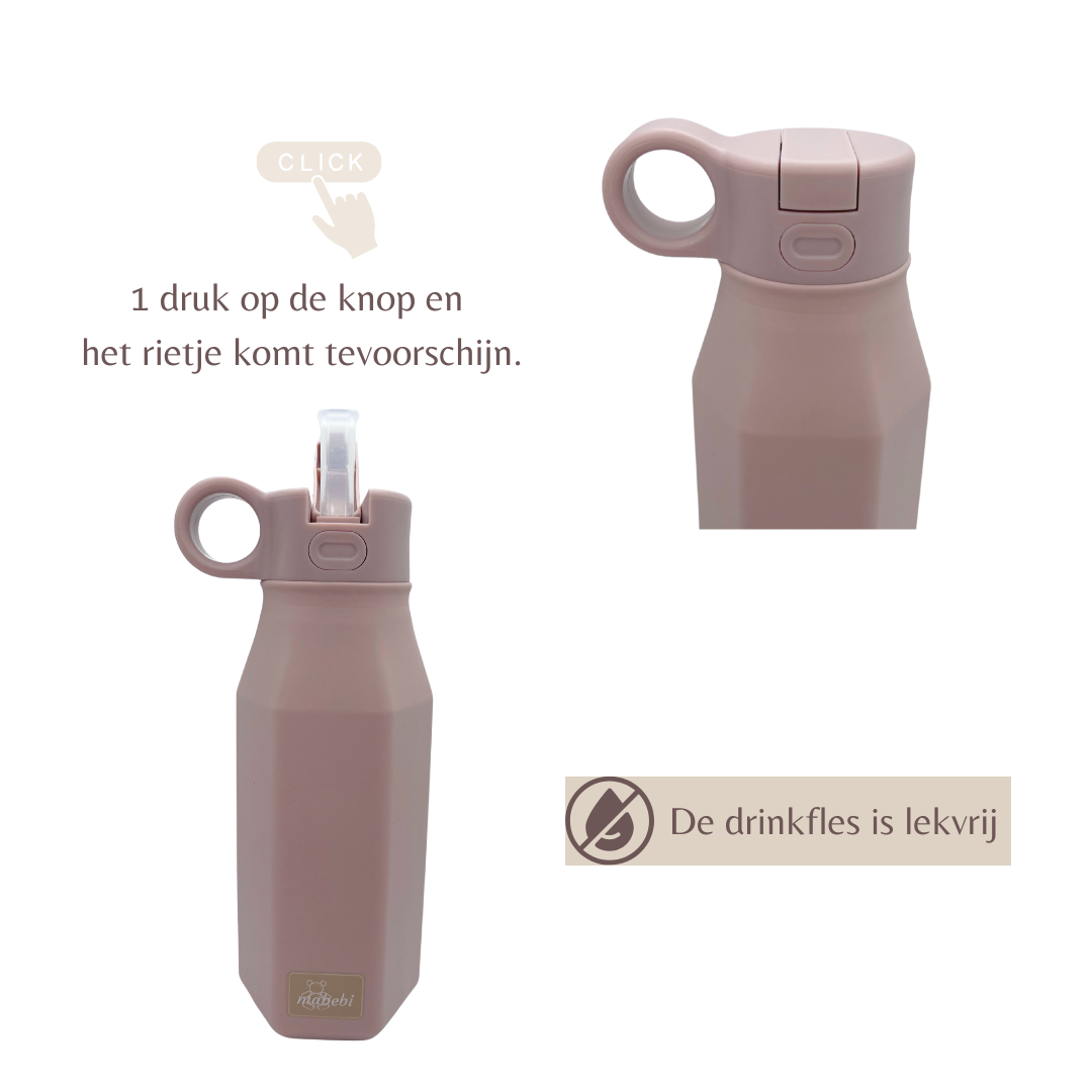 Mabebi | Akron Pink Water Bottle