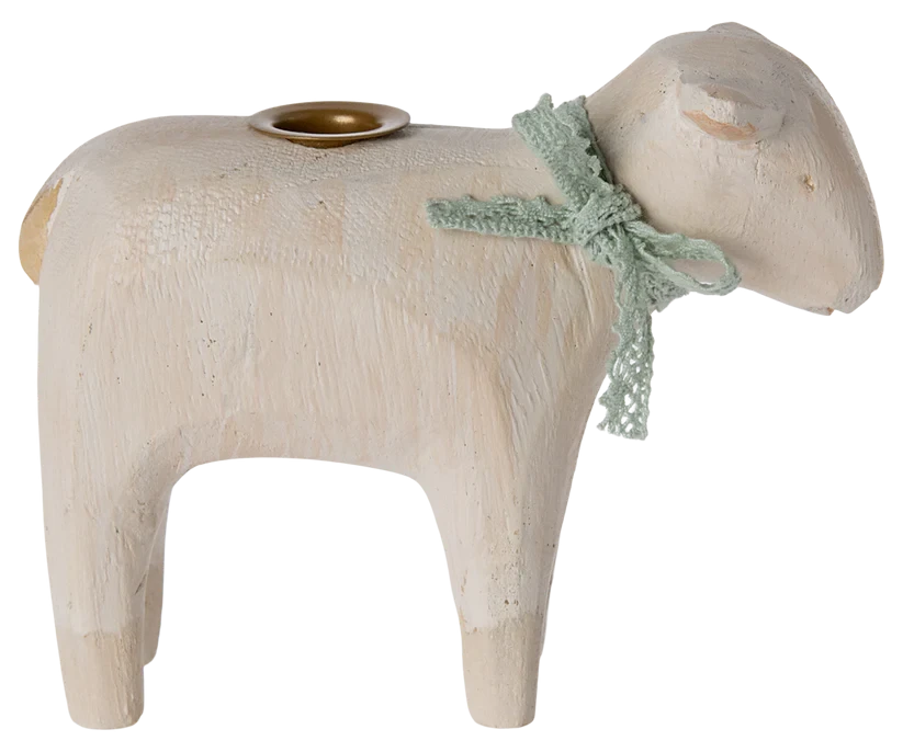 Maileg | Kaarshouder, Lam - Mint