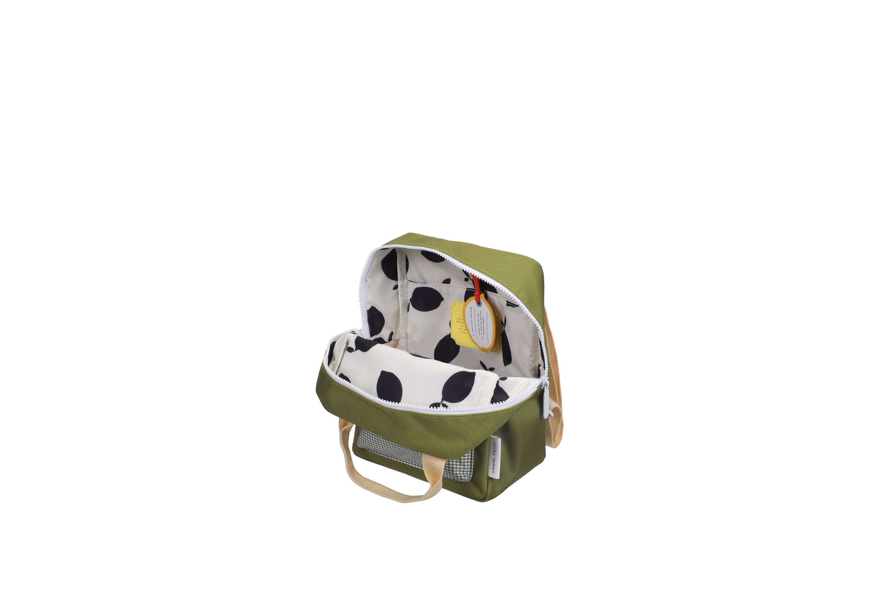 Sticky Lemon | backpack small lemon tree envelope tickling grass