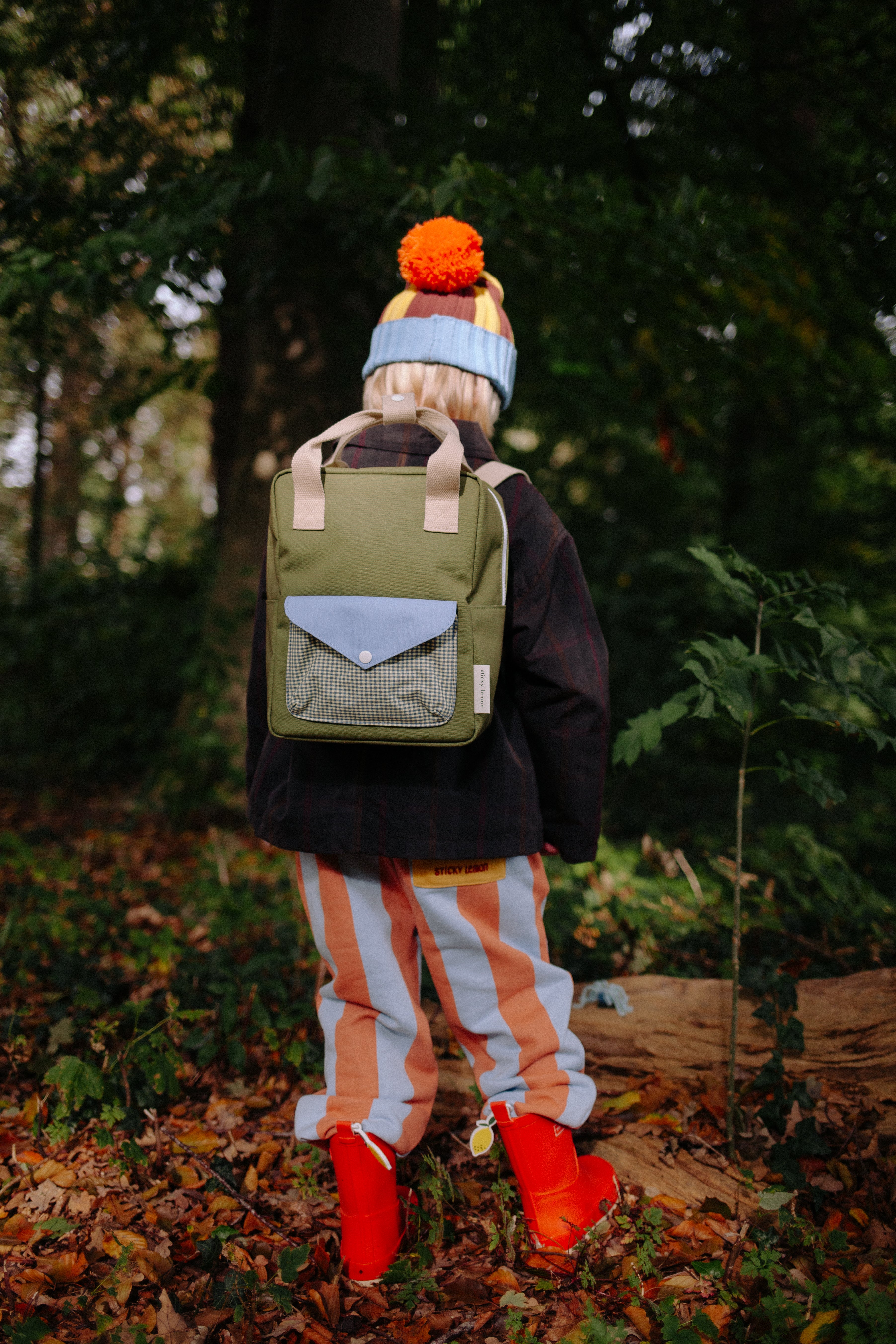 Sticky Lemon | backpack small lemon tree envelope tickling grass