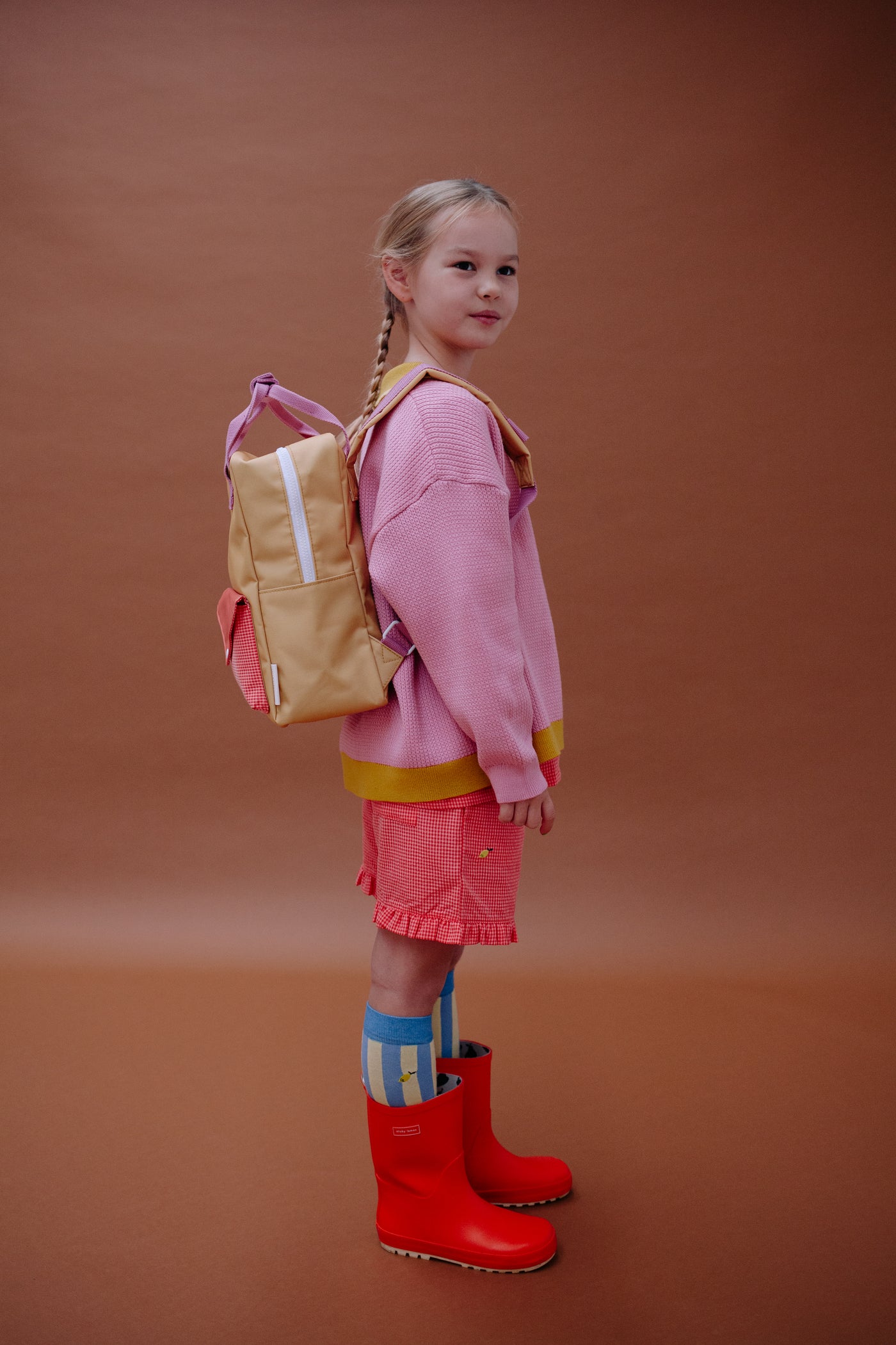 Sticky Lemon | backpack medium lemon tree envelope apple grub