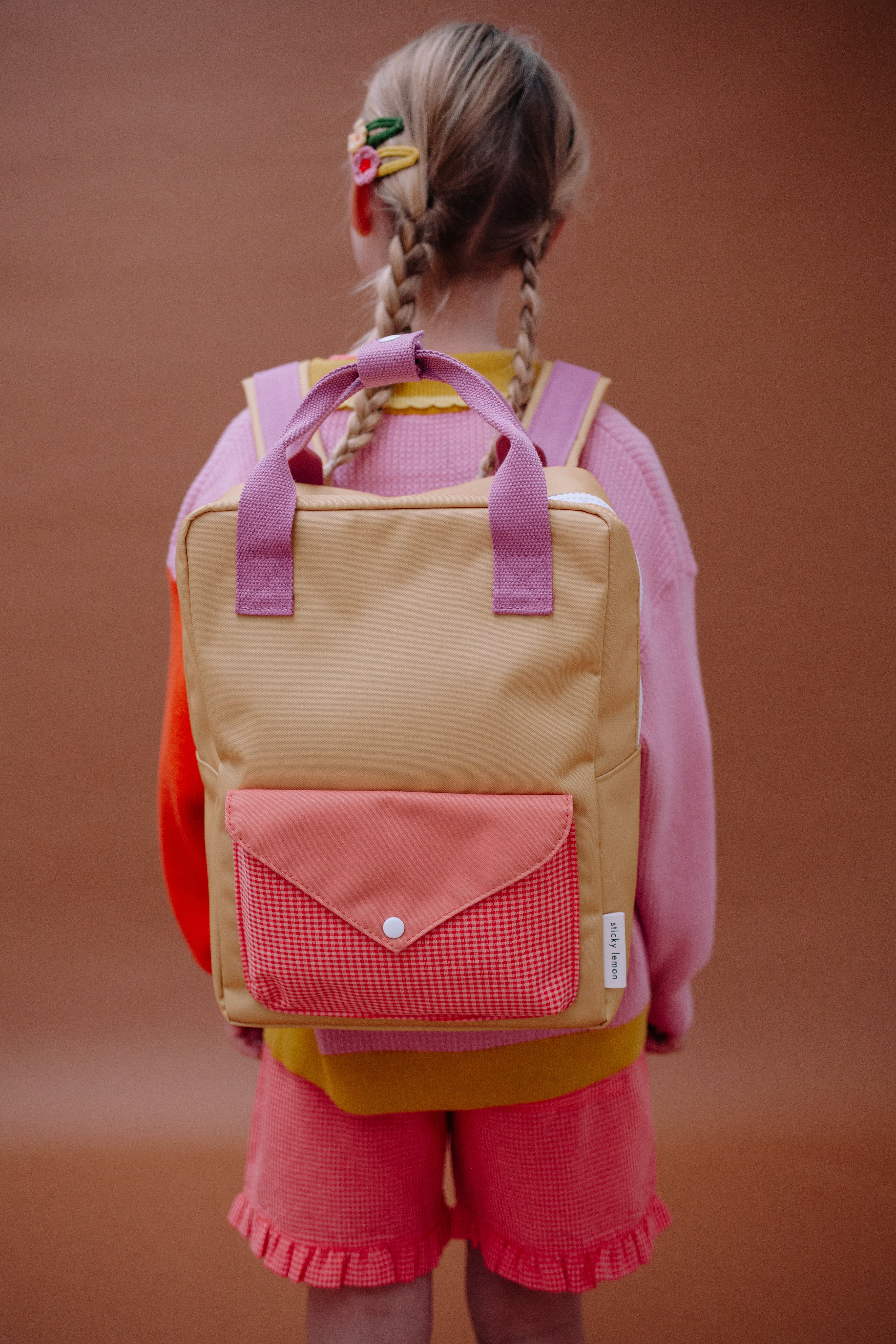 Sticky Lemon | backpack medium lemon tree envelope apple grub