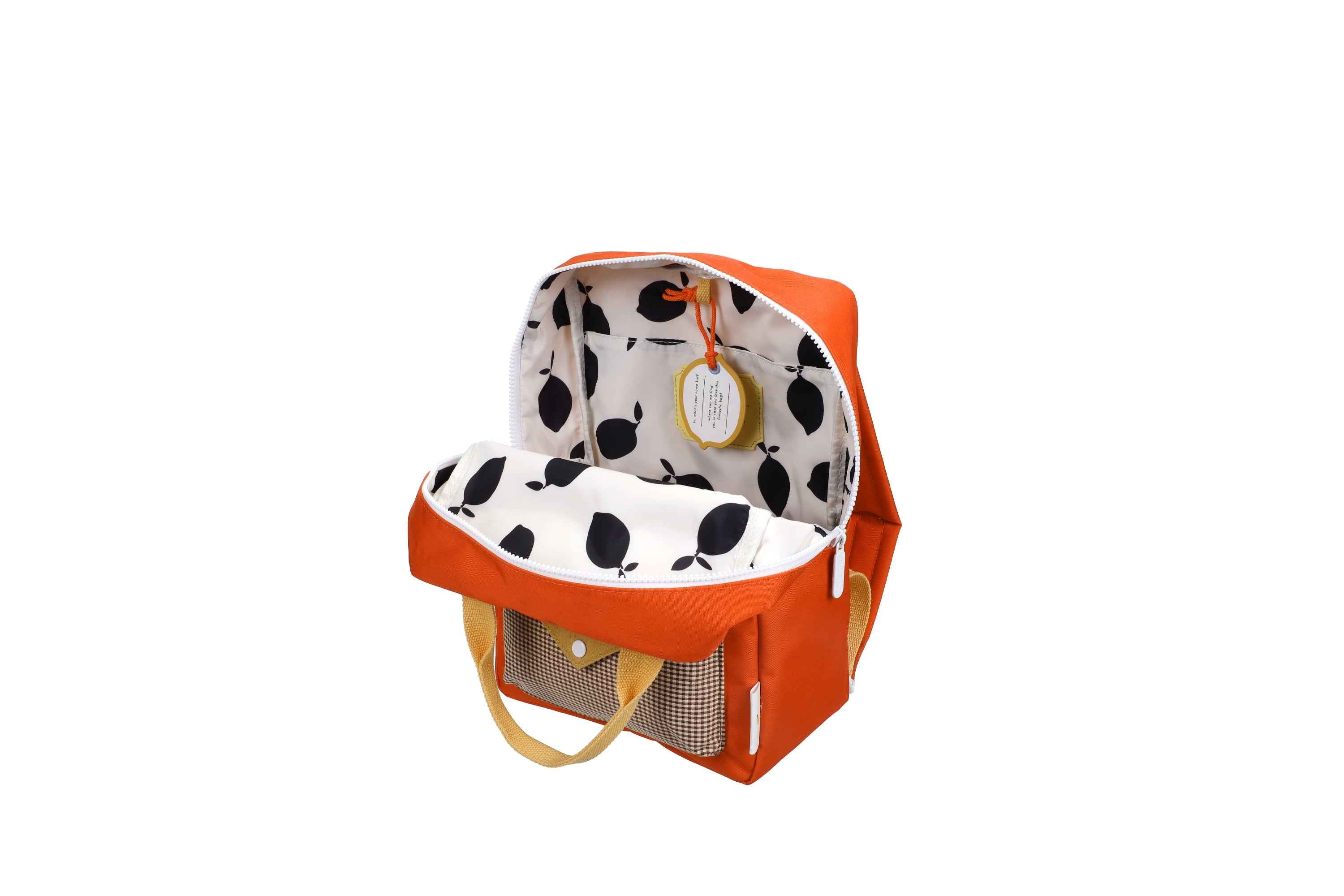 Sticky Lemon | backpack medium lemon tree envelope campfire orange