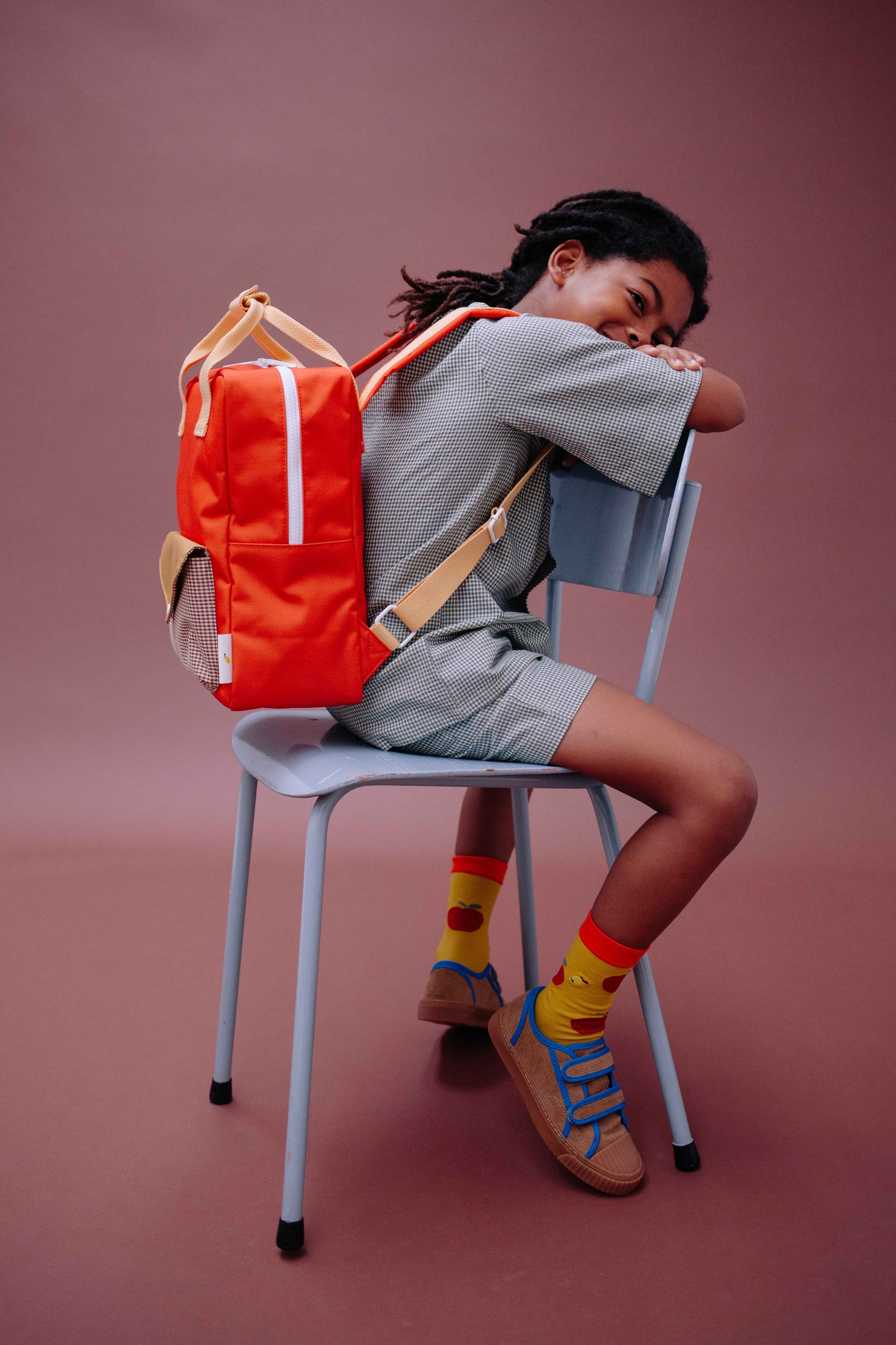 Sticky Lemon | backpack medium lemon tree envelope campfire orange