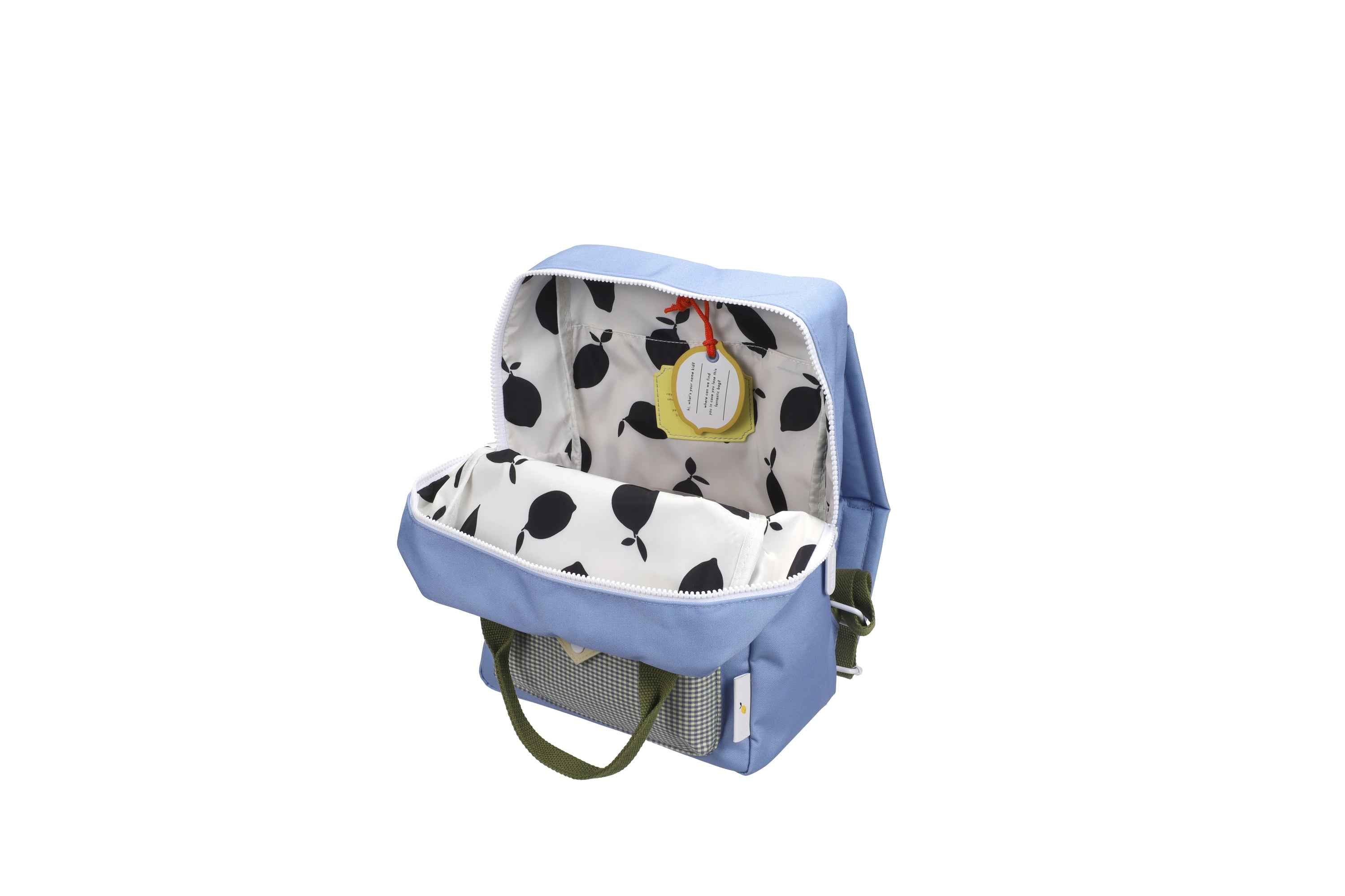 Sticky Lemon | backpack medium lemon tree envelope cloud blue