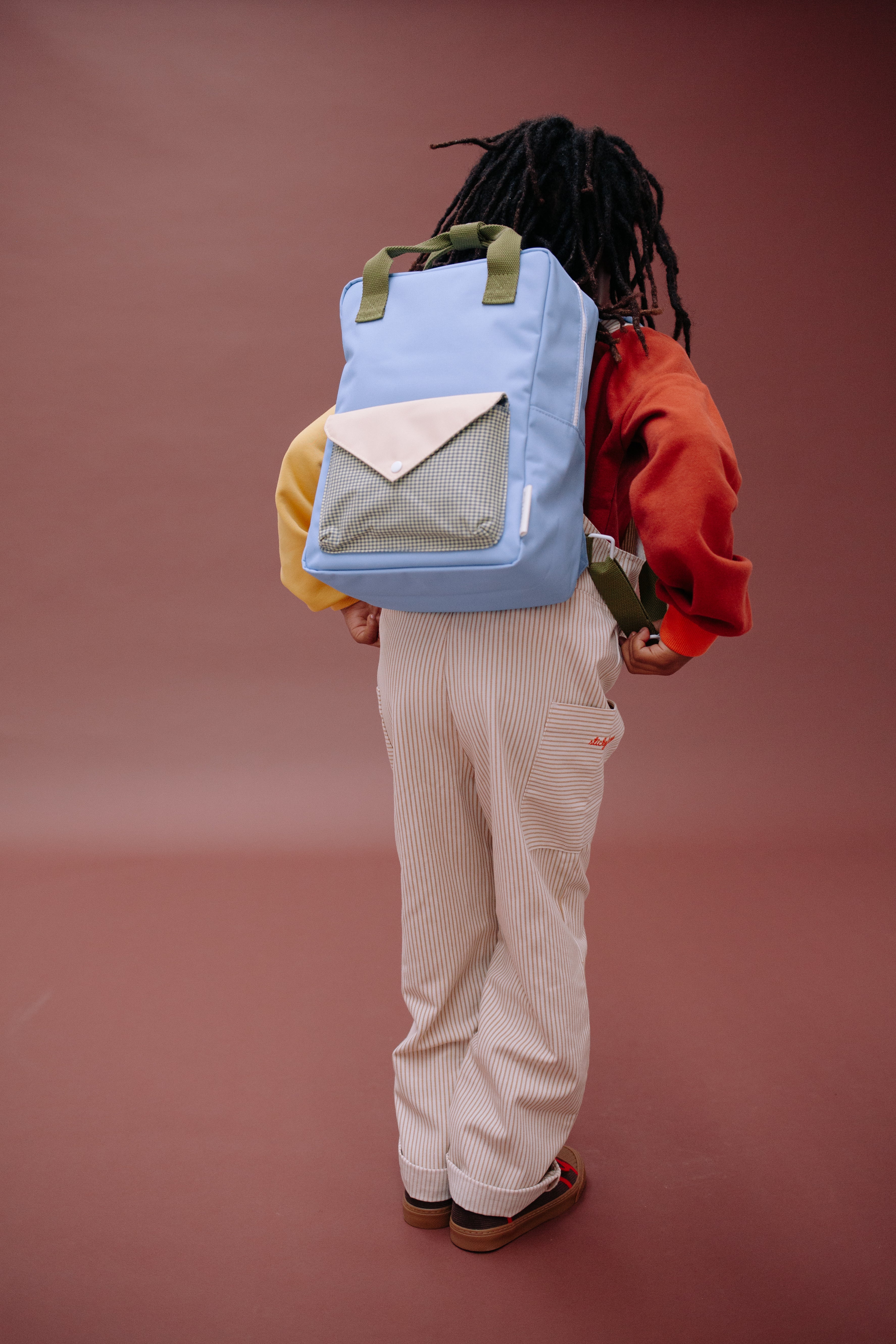 Sticky Lemon | backpack medium lemon tree envelope cloud blue