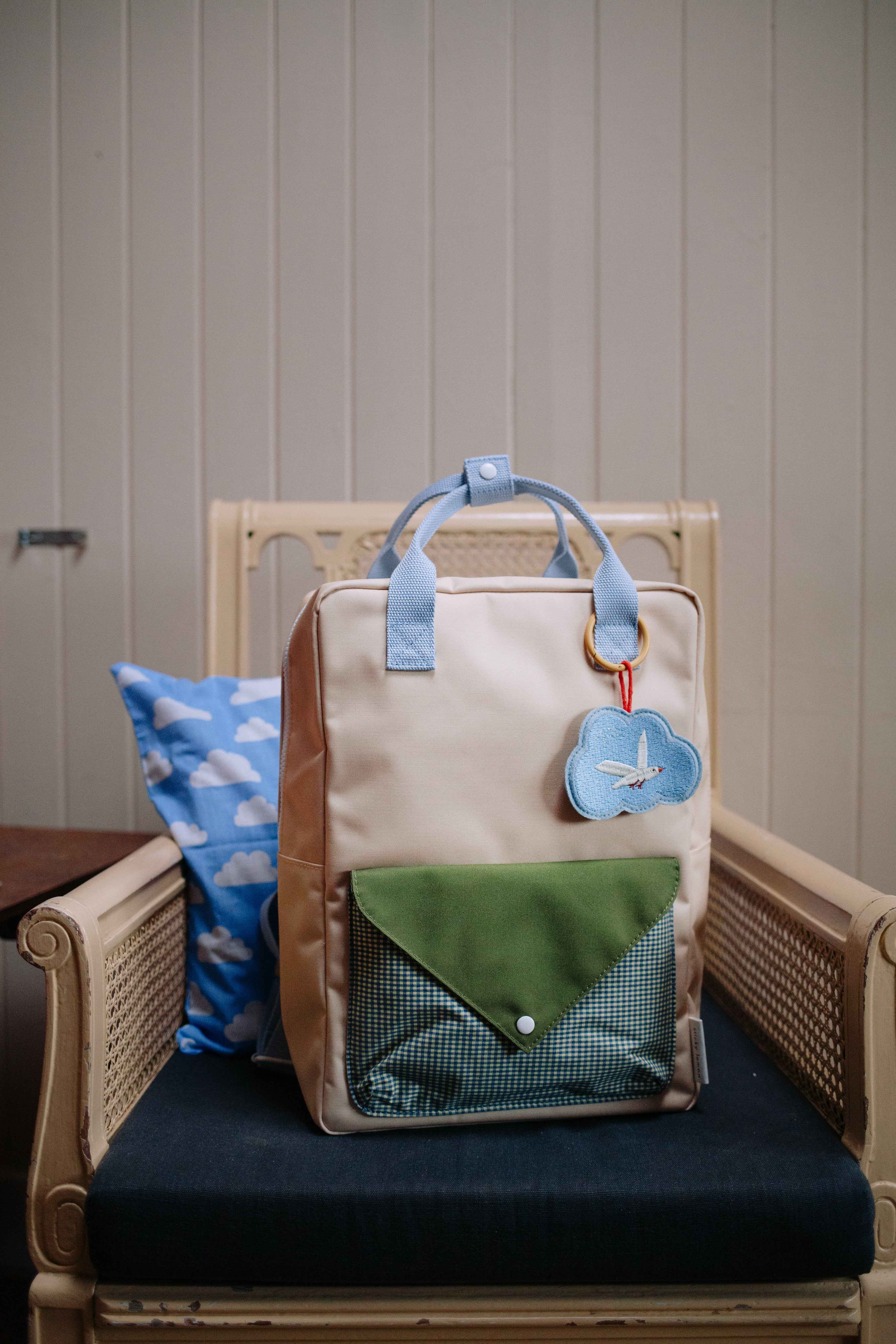 Sticky Lemon | backpack large lemon tree envelope twiggy beige