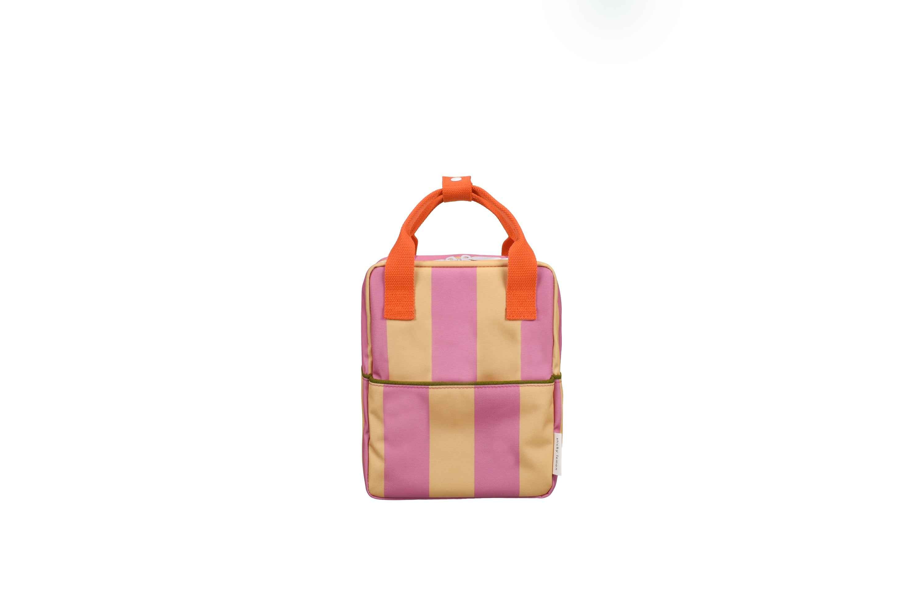 Sticky Lemon | backpack small stripes rosebay + apple grub