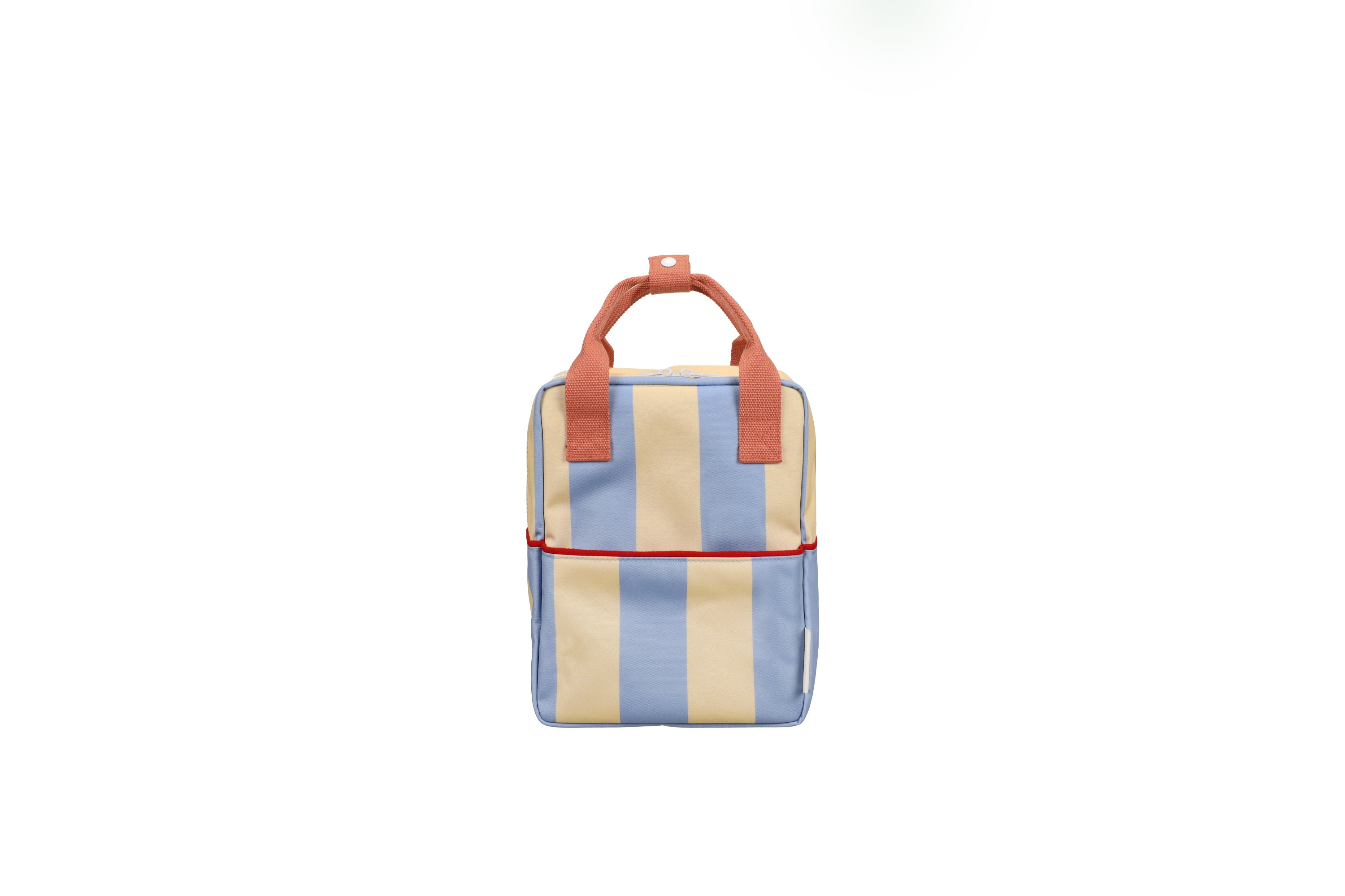 Sticky Lemon | backpack small lemon tree stripes cloud blue + twiggy beige
