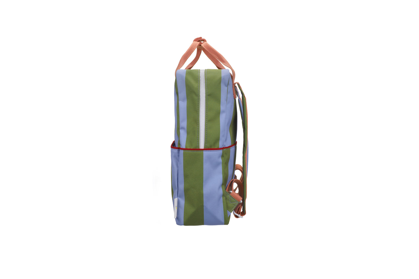 Sticky lemon | backpack large lemon tree stripes tickling grass + cloud blue