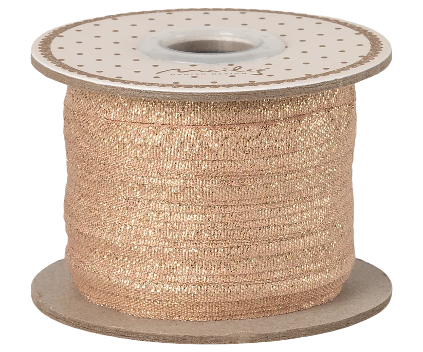 Maileg | Lint 25 m - Vintage roze/goud