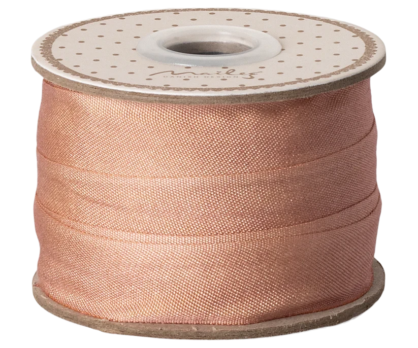 Maileg | Ribbon, W: 18 mm x L: 10 m - Peach Pink