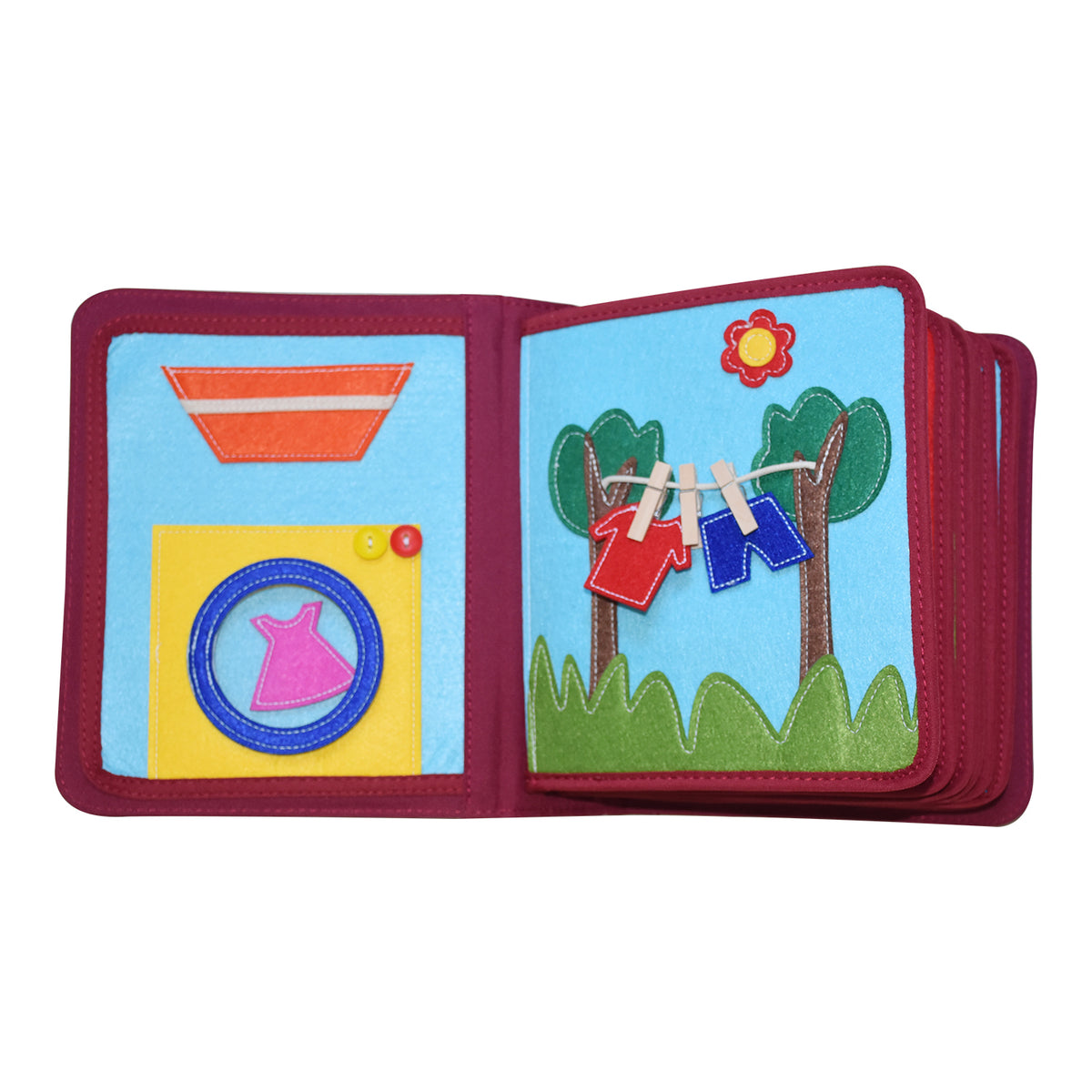 My First Book | geschenkset everyday life rugzak+boek rood