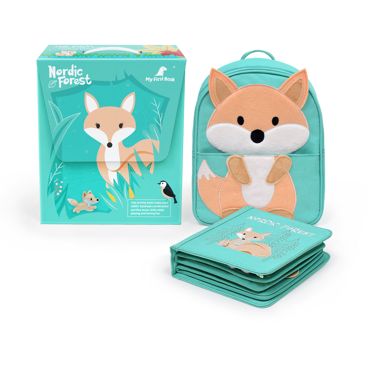 My First Book | geschenkset nordic forest rugzak+boek
