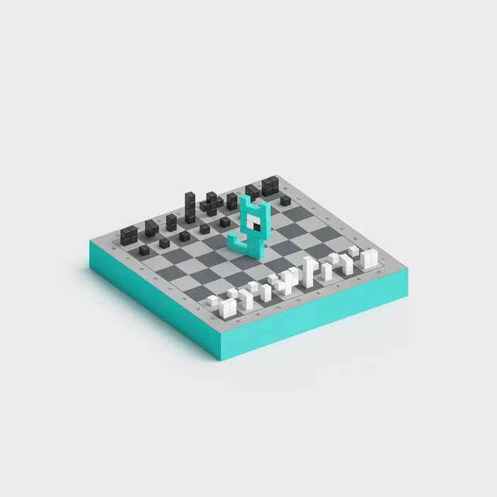 Pixio | Magnetische Blokken Pixel Art Chess 70 Stuks
