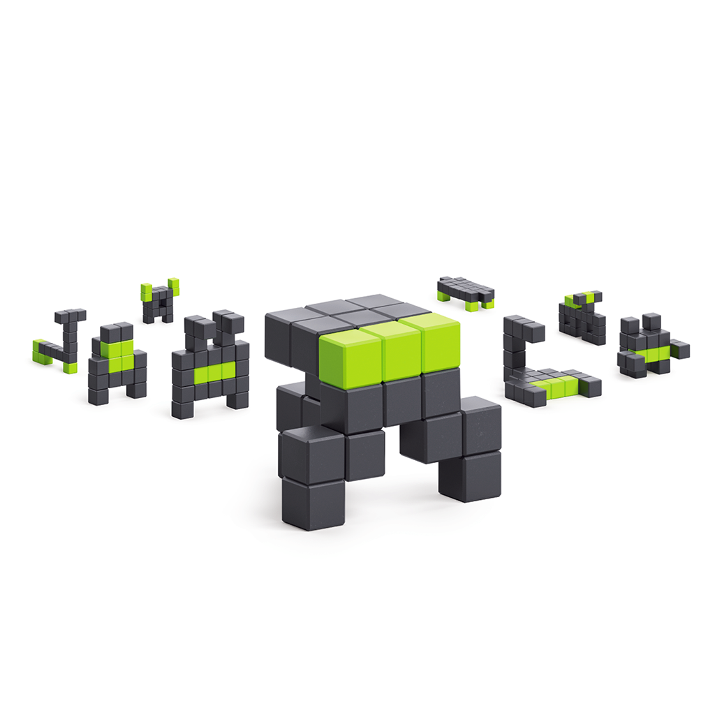 Pixio | Magnetische Blokken Story Series Bot 24 Stuks