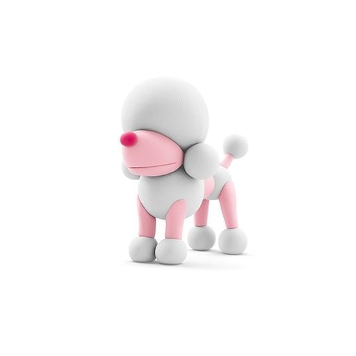 Hey Clay | Boetseerklei Hondenvrienden - Poedel Poppy