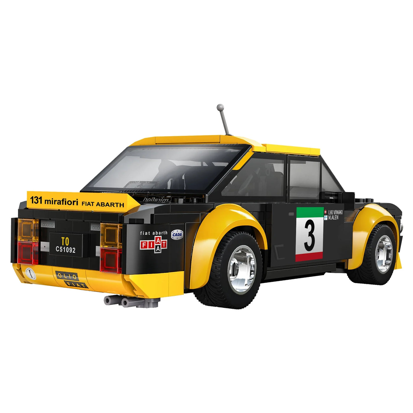CaDA | 1:20 Smart Chassis - Fiat Abarth 131 216 Stuks Schaal 1:20