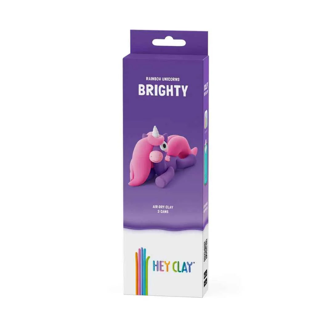 Hey Clay | Rainbow Unicorn Modeling Clay - Brighty