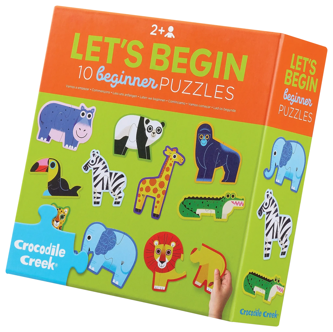 Crocodile Creek | Let's Begin Puzzel 2 Stuks Jungle