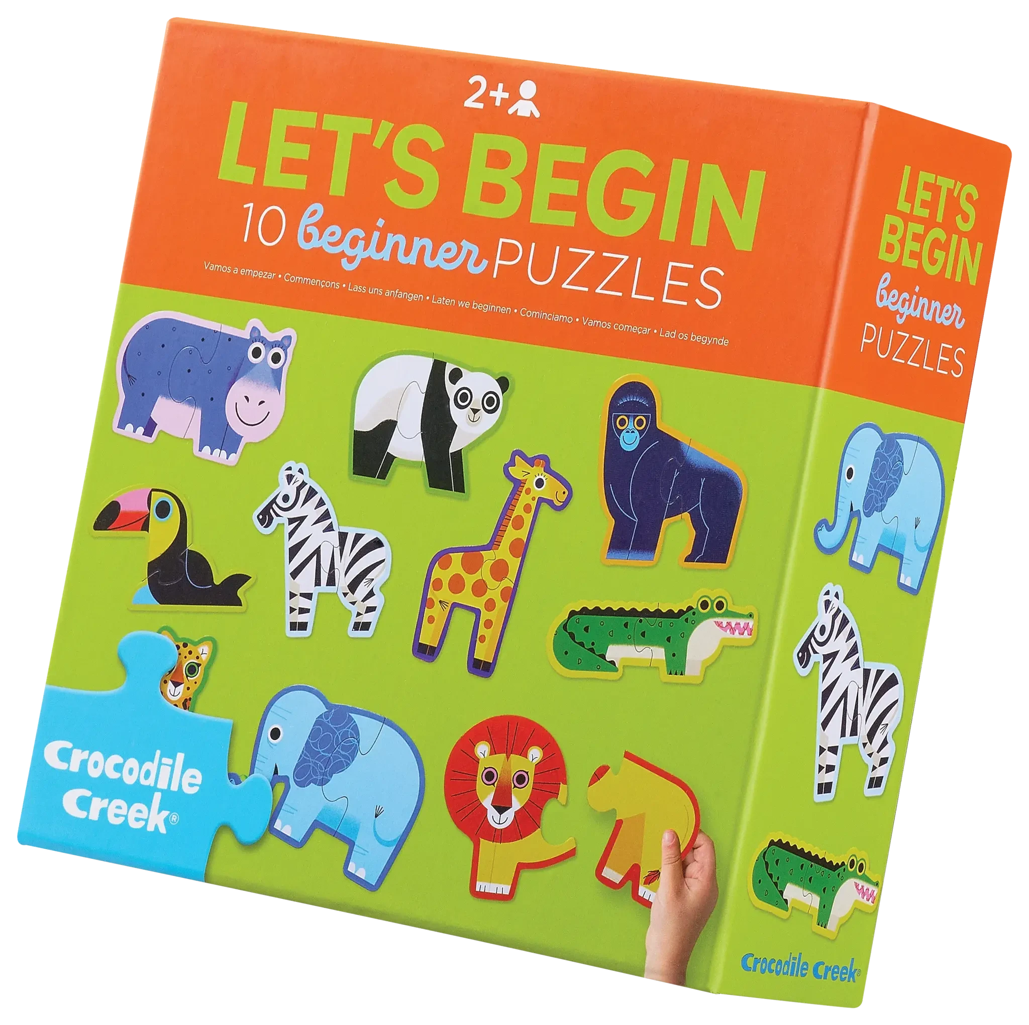 Crocodile Creek | Let's Begin Puzzel 2 Stuks Jungle