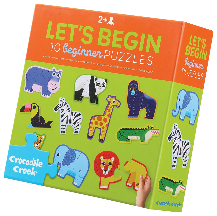 Crocodile Creek | Let's Begin 2-Piece Jungle Puzzle