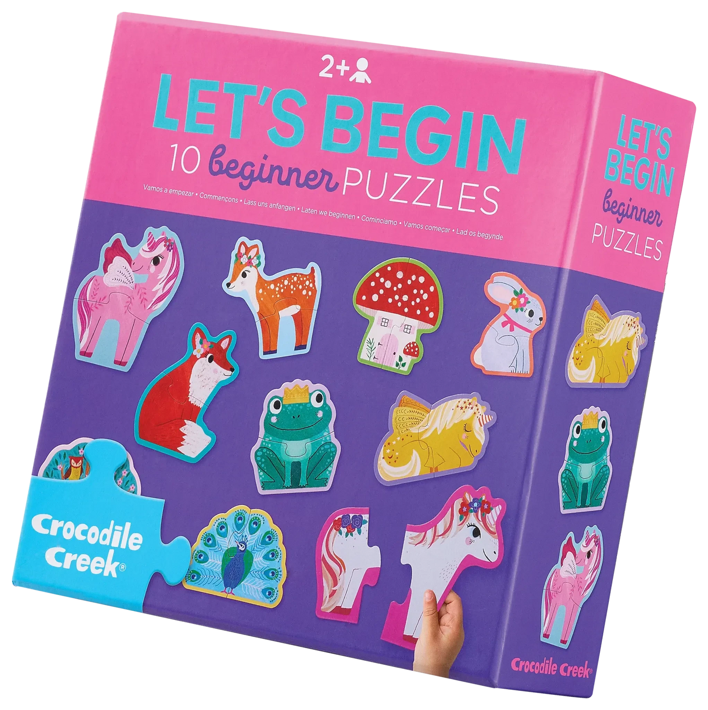 Crocodile Creek | Let's Begin Puzzel 2 Stuks Eenhoorn