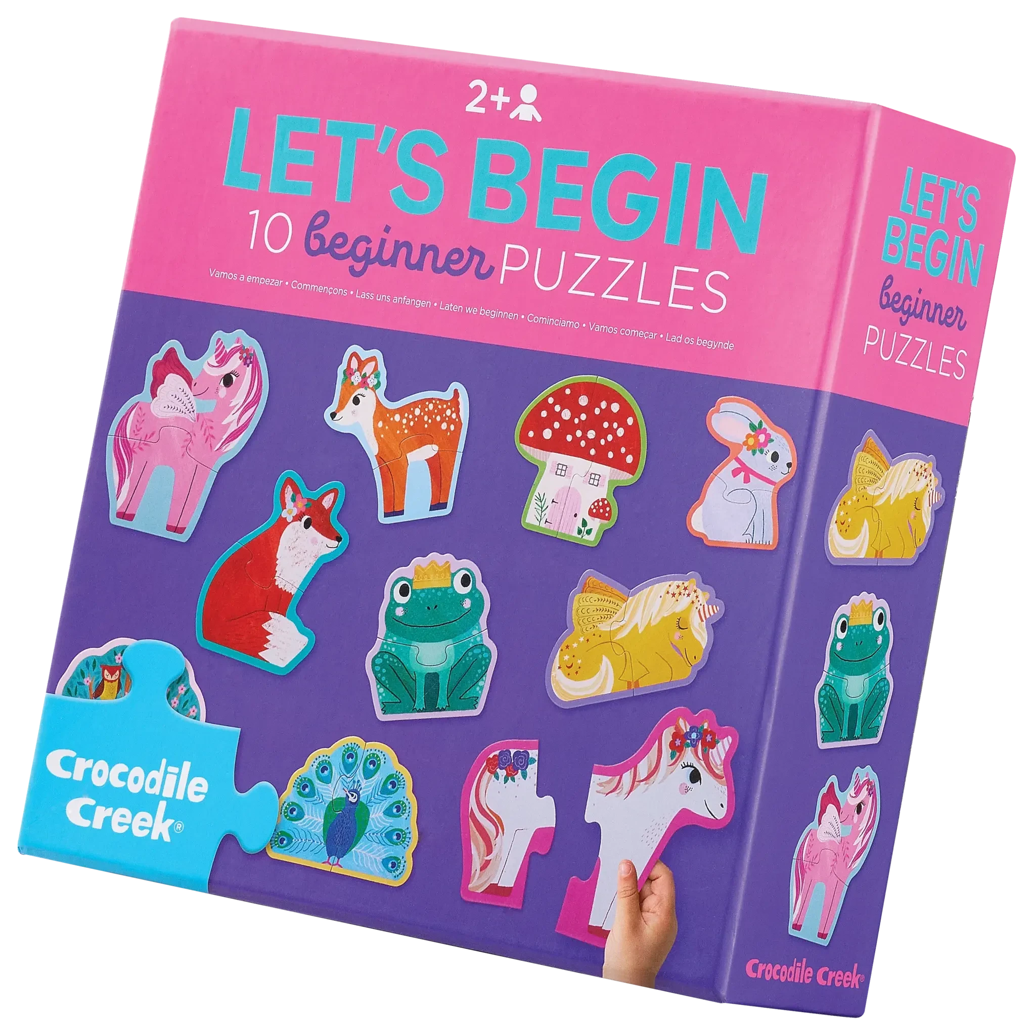 Crocodile Creek | Let's Begin Puzzel 2 Stuks Eenhoorn