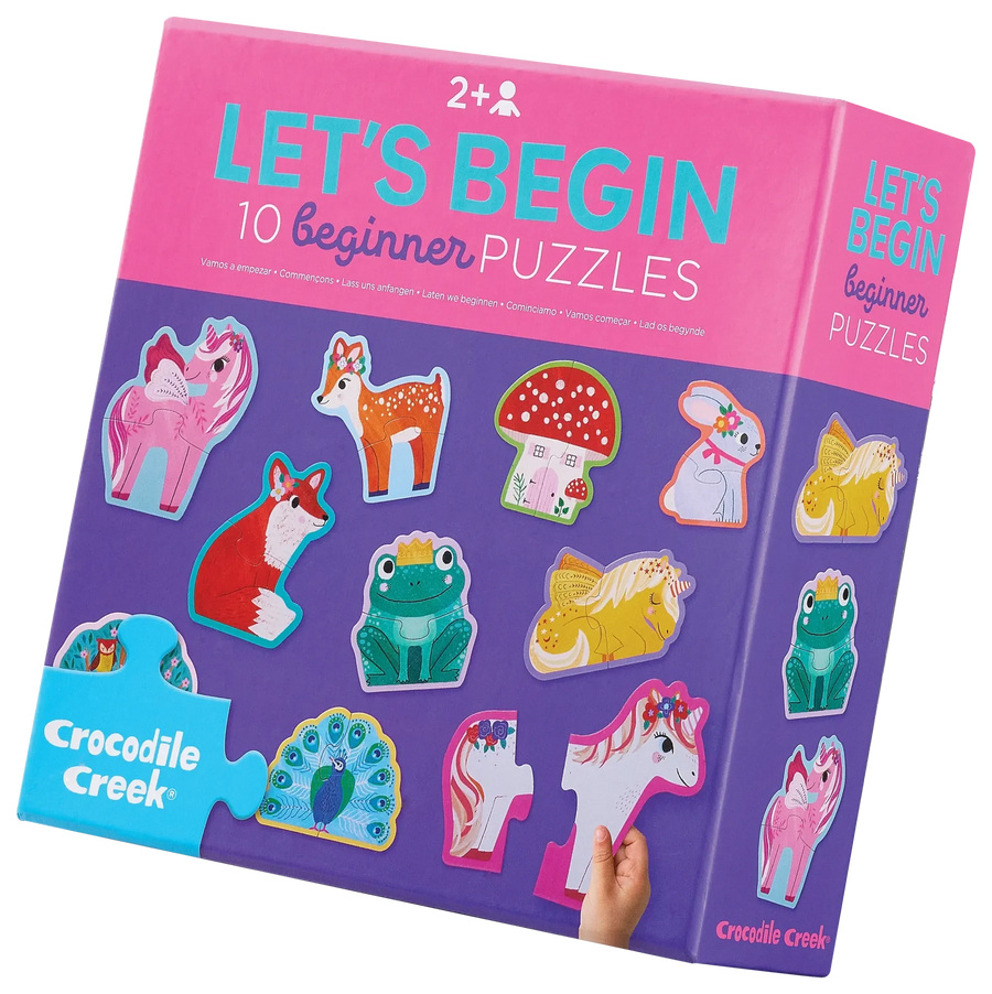 Crocodile Creek | Let's Begin 2-Piece Unicorn Puzzle