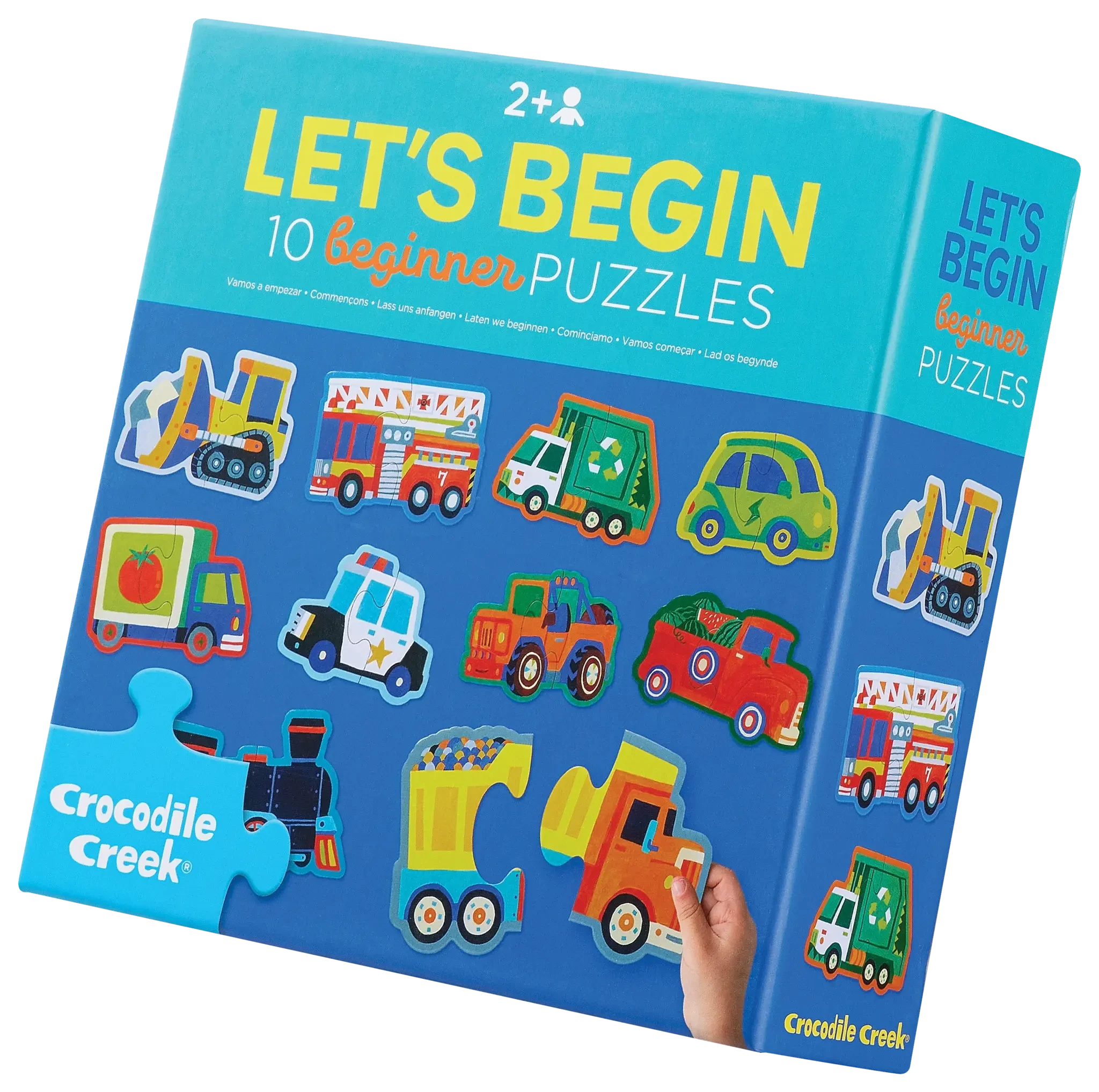 Crocodile Creek | Let's Begin 2-Piece Vehicle Puzzle