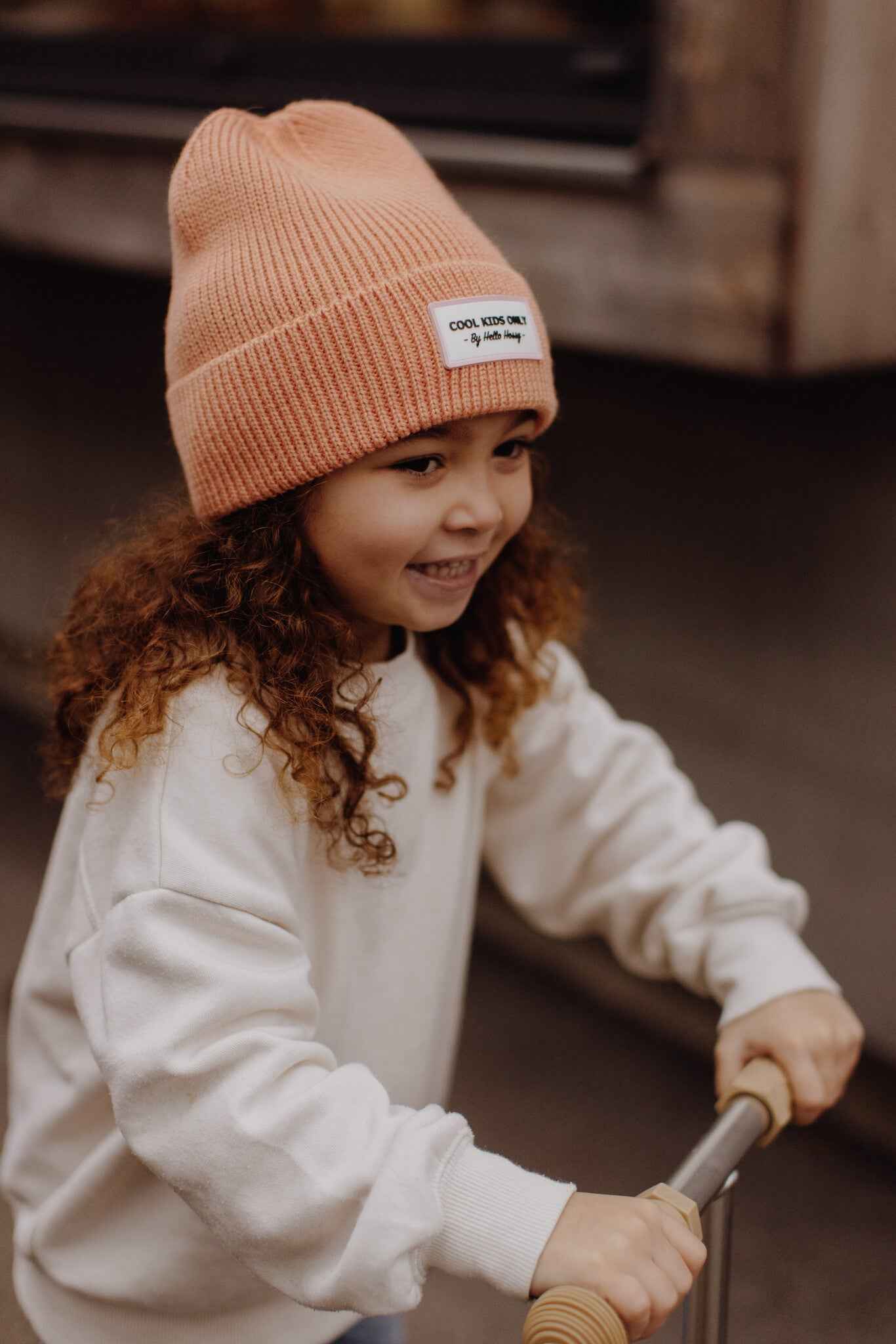Hello Hossy Beanie Pop Apricot