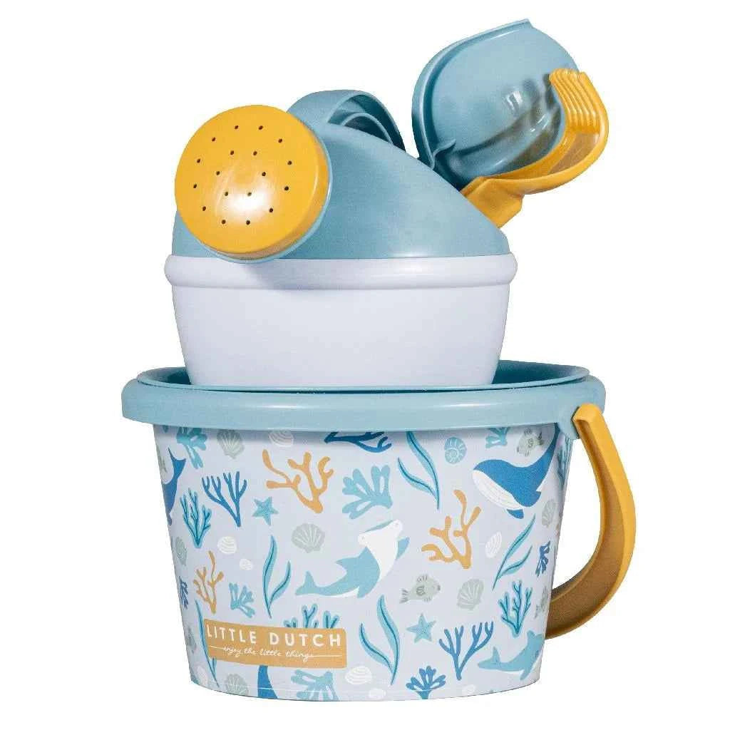 Little Dutch | Ocean Dreams Blue 5-Piece Beach Set 9.5cm