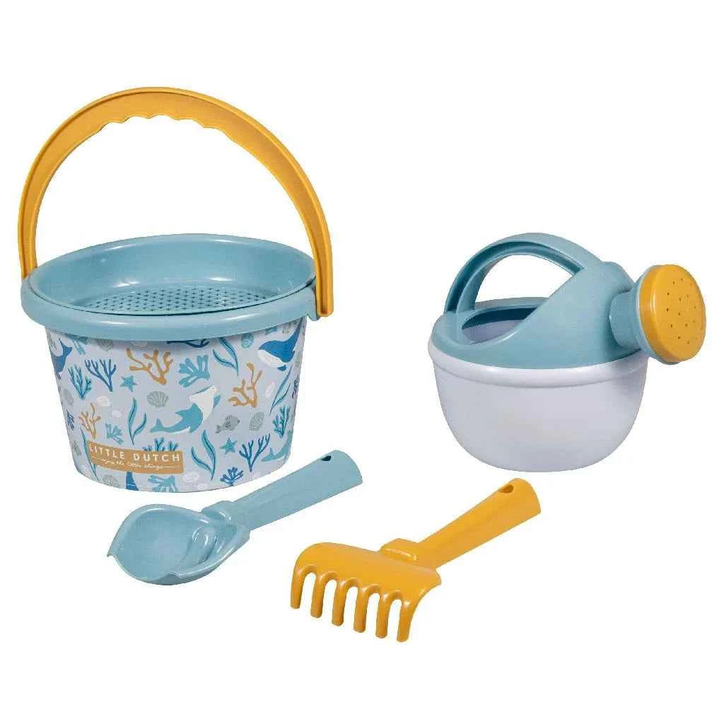 Little Dutch | Ocean Dreams Blue 5-Piece Beach Set 9.5cm