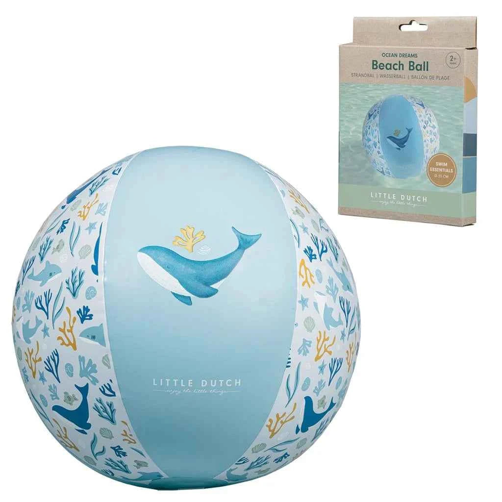 Little Dutch | Ocean Dreams Strandbal Blauw 35cm