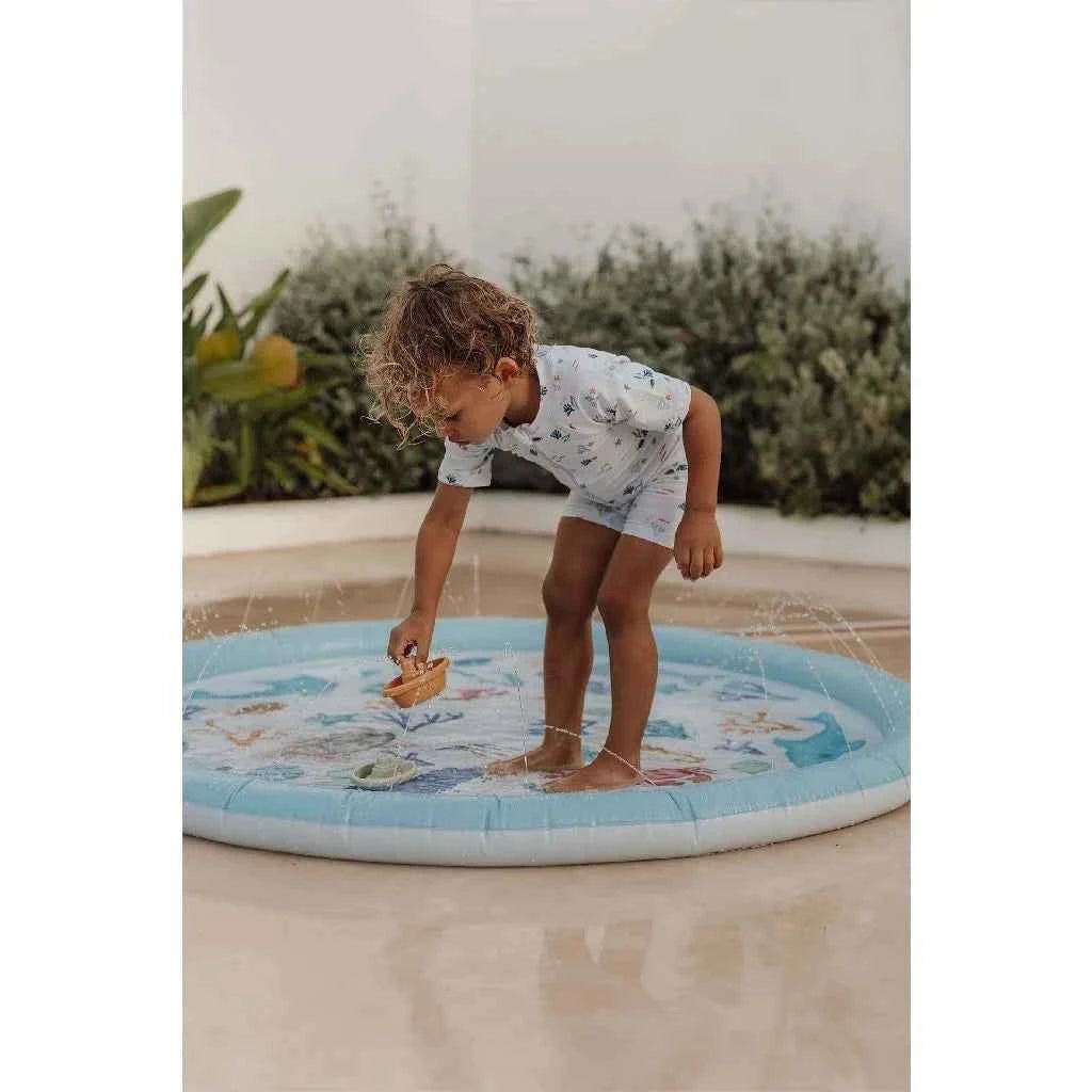 Little Dutch | Ocean Dreams Sprinkler Mat Blue