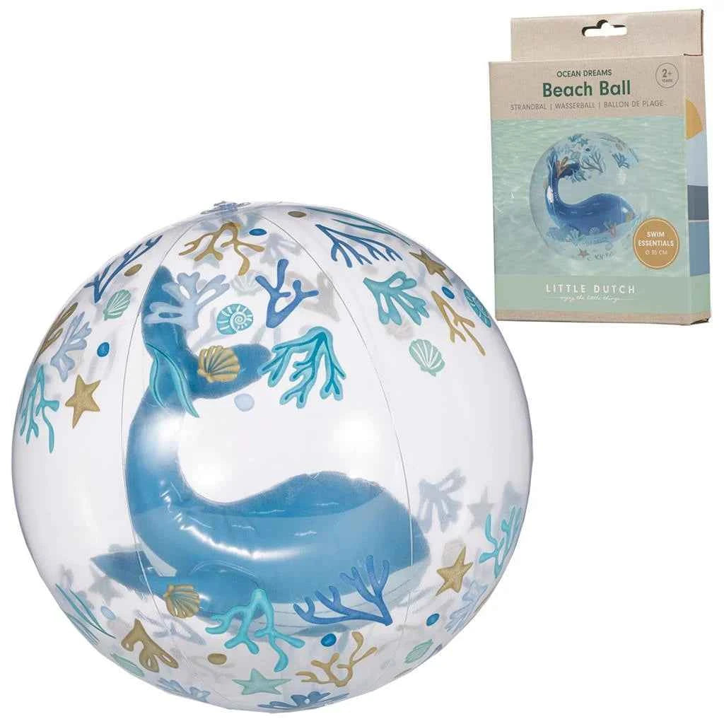 Little Dutch | Ocean Dreams Strandbal 3D Walvis Blauw