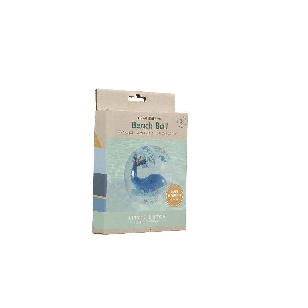 Little Dutch | Ocean Dreams Strandbal 3D Walvis Blauw