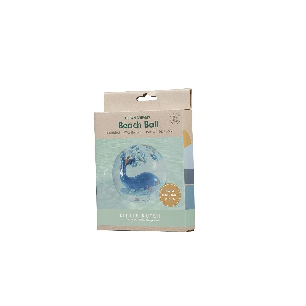 Little Dutch | Ocean Dreams Strandbal 3D Walvis Blauw