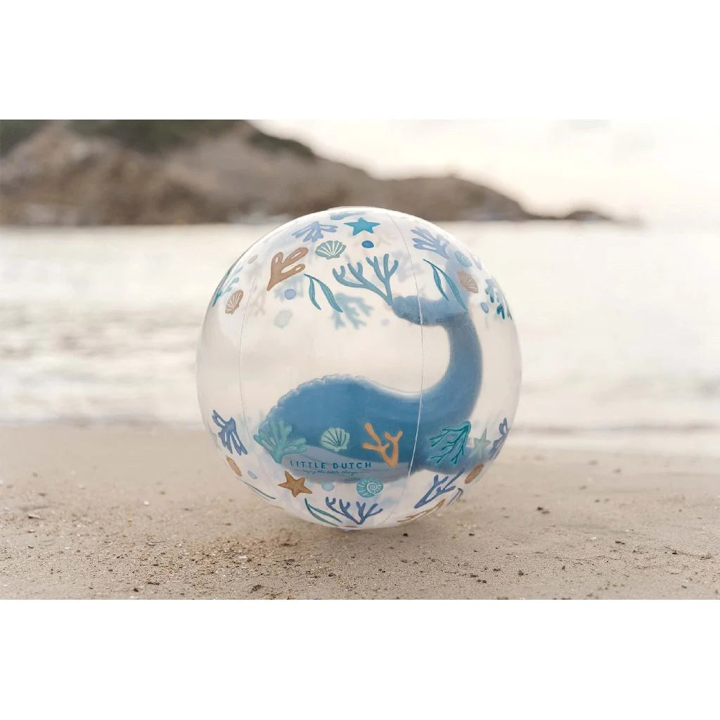 Little Dutch | Ocean Dreams Strandbal 3D Walvis Blauw