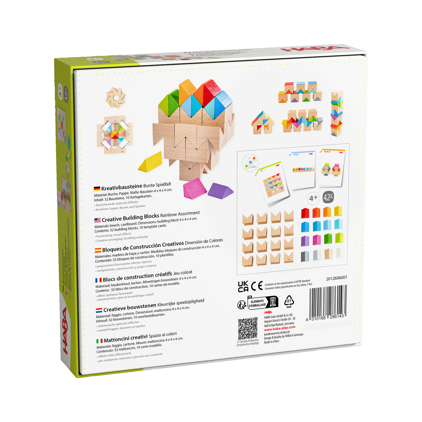 Haba | Creatieve Bouwstenen Kleurrijke Speelzijdigheid