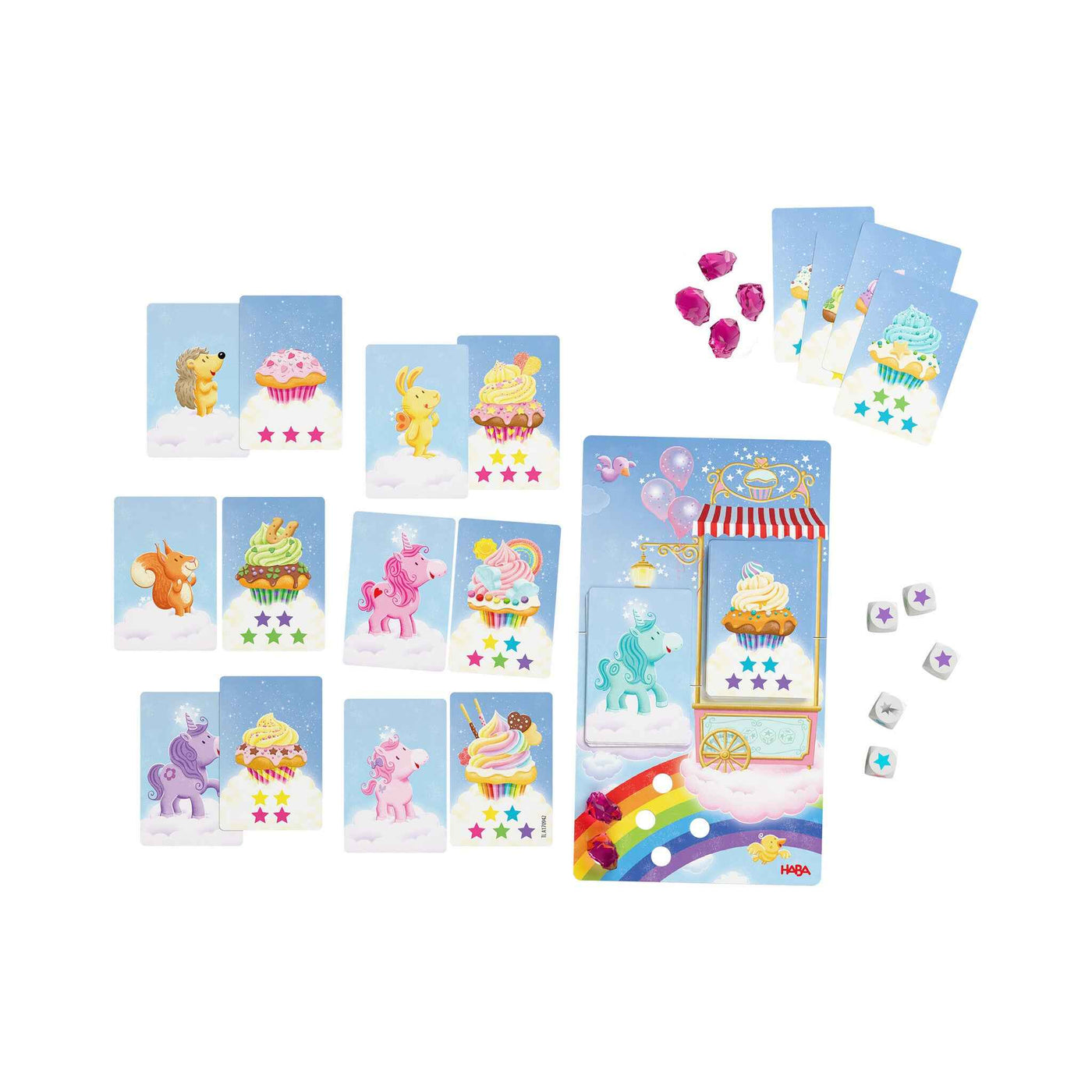 Haba | Spel Eenhoorn Flonkerglans Magisch Dobbelplezier