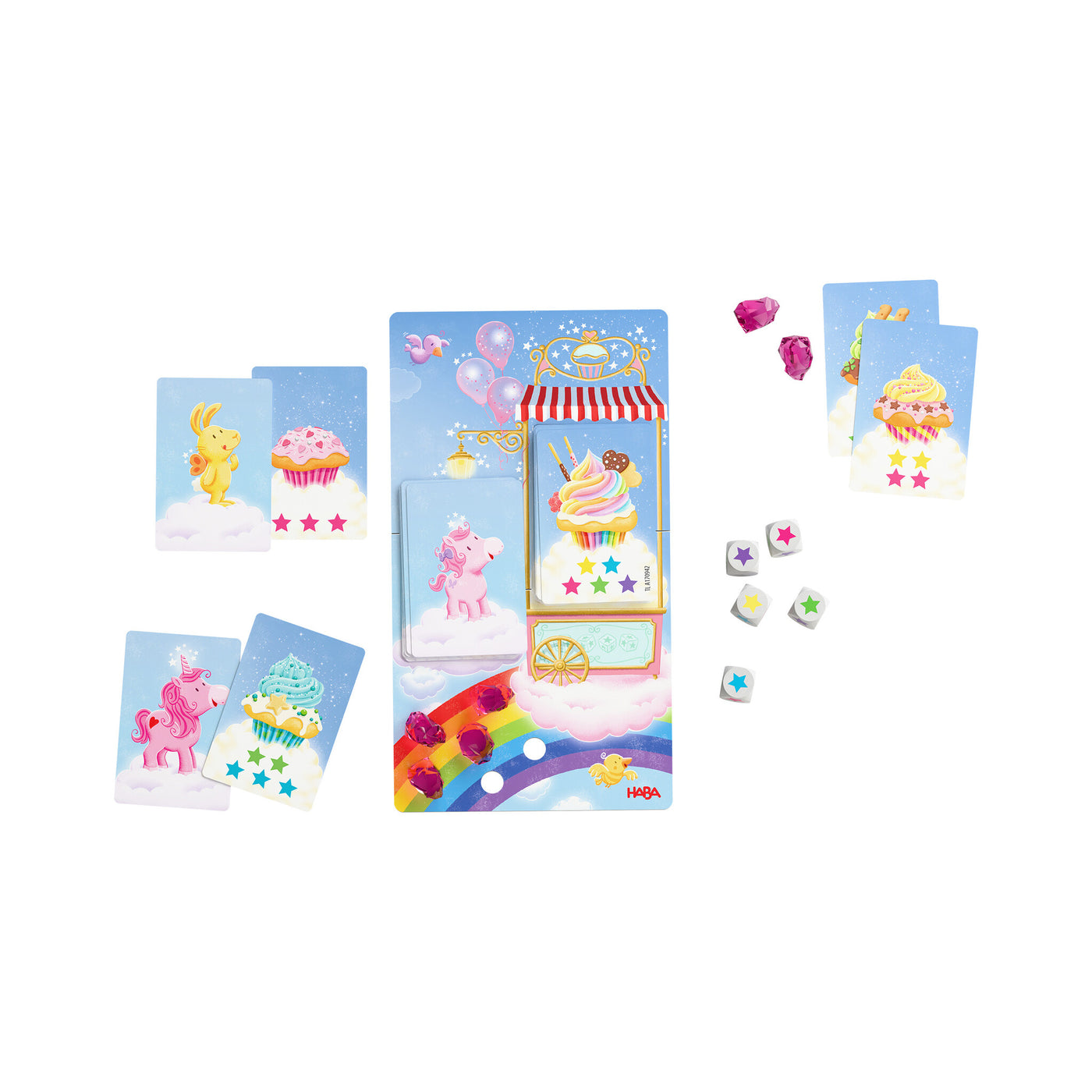 Haba | Spel Eenhoorn Flonkerglans Magisch Dobbelplezier