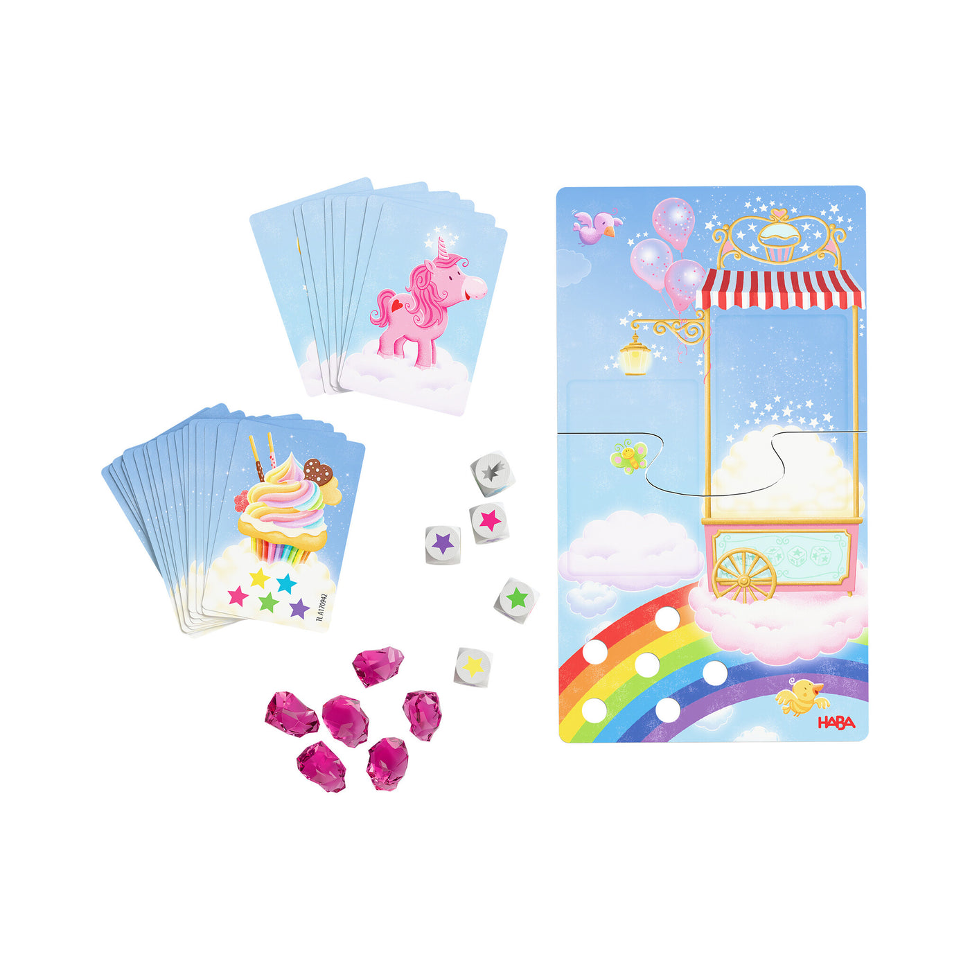 Haba | Spel Eenhoorn Flonkerglans Magisch Dobbelplezier