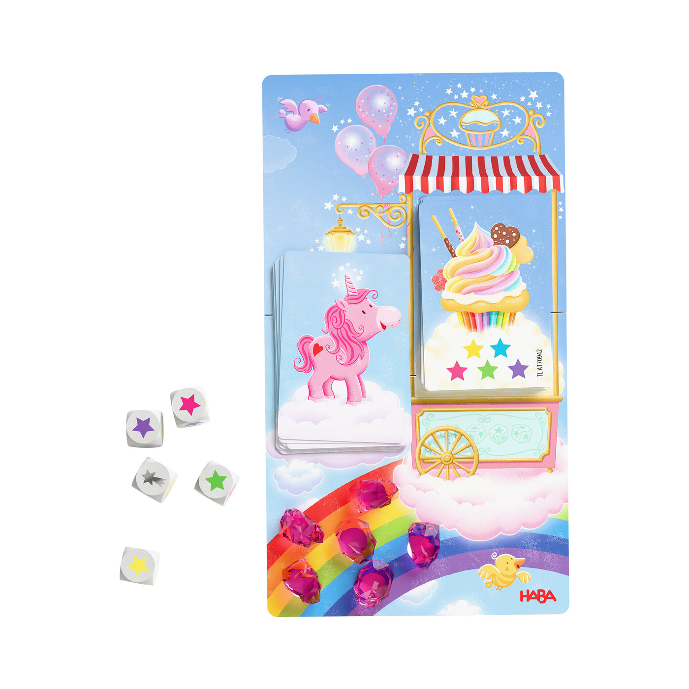 Haba | Spel Eenhoorn Flonkerglans Magisch Dobbelplezier