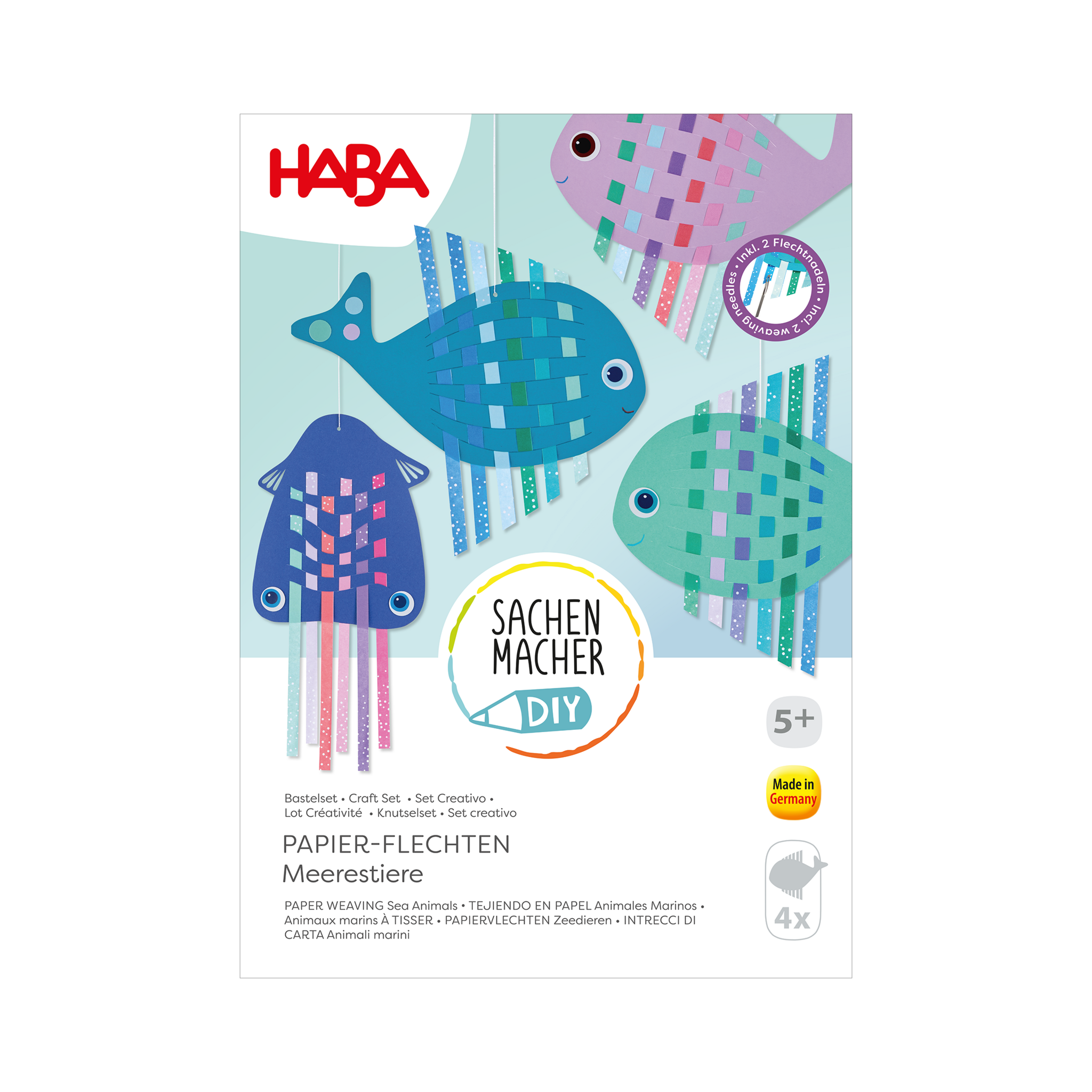 Haba | Knutselset Papiervlechten Zeedieren