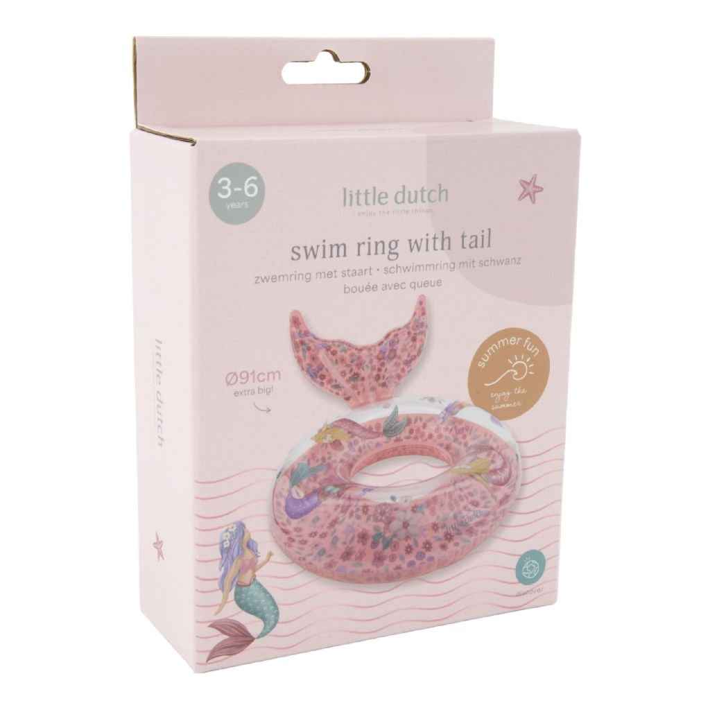 Little Dutch | Zwemband Dreamy Mermaid Zwemring met Staart Ã˜91cm