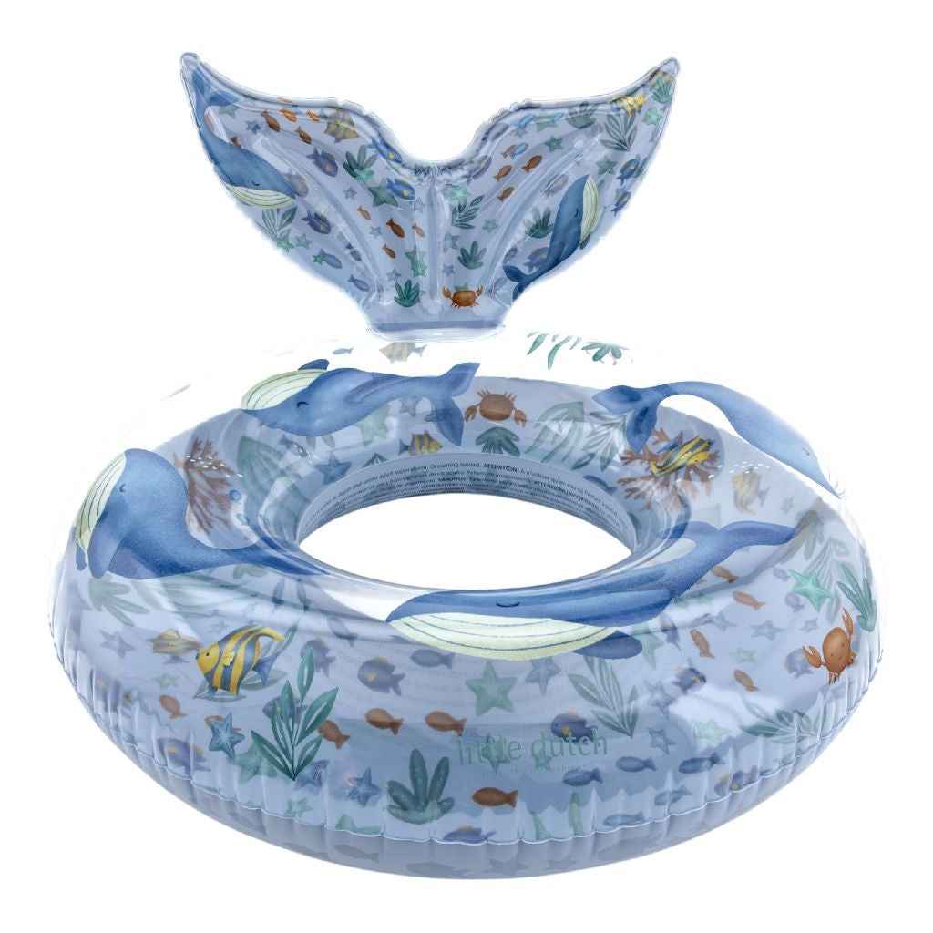 Little Dutch | Swim Band Ocean World Swim Ring with Tail Ø91cm