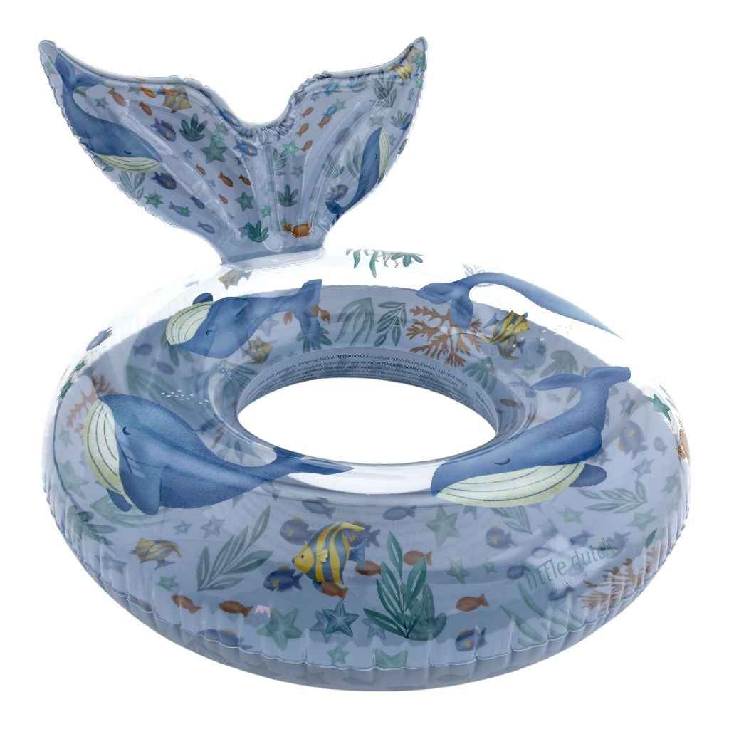 Little Dutch | Swim Band Ocean World Swim Ring with Tail, Ø91cm